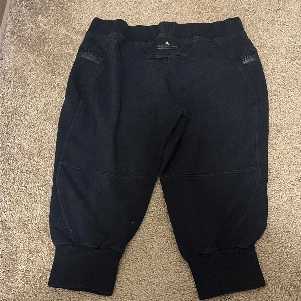 Adidas by Stella McCartney Black Cropped Pants - Picture 7 of 7